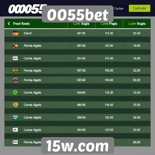 Opcões de pagamentos disponíveis no 0055bet